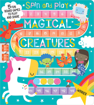 Paperback Spin and Play Magical Creatures Book