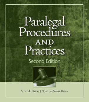 Paperback Paralegal Procedures and Practices Book