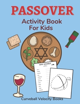 Paperback Passover Activity Book for Kids: Puzzles for Kids Aged 6-12 Book