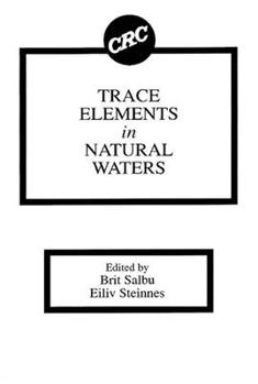 Hardcover Trace Elements in Natural Waters Book