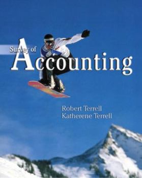 Hardcover Survey of Accounting: Making Sense of Business Book