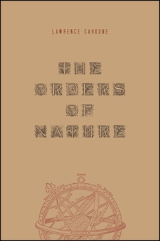 Paperback The Orders of Nature Book