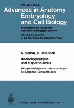 Paperback Adenohypophyse Und Hypothalamus Histophysiologische Untersuchungen Bei Lepomis (Centrarchidae) [German] Book