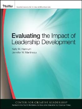 Paperback Evaluating the Impact of Leadership Development Book