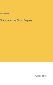 Hardcover Directory for the City of Augusta Book