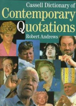 Hardcover Cassell Dictionary of Contemporary Quotations Book