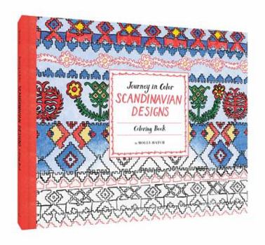 Paperback Journey in Color: Scandinavian Designs: Coloring Book
