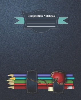 Composition Notebook: Blue jeans College Ruled Blank Lined Cute Notebooks School Notebook For Students, Kids, Teens, Adults & Teachers | Creative ... Notes Journal 110 page (7.5 x 9.25 in)