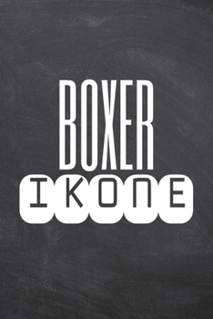 Boxer Ikone: Boxer Punktraster Notizbuch, Notizheft oder Schreibheft | 110  Seiten | Büro Equipment & Zubehör | Lustiges Geschenk zu Weihnachten oder Geburtstag (German Edition)