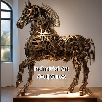 Industrial Art Sculptures: AI Generated Art Book (Ai Generated Paintings)