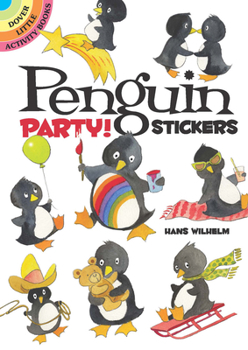 Paperback Penguin Party! Stickers Book