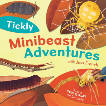 Hardcover Tickly Minibeast Adventures: With a Pop & Play Spider Model Book