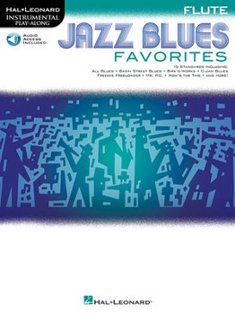 Paperback Jazz Blues Favorites: Flute Book