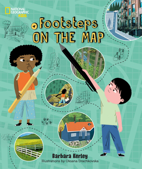 Hardcover Footsteps on the Map Book
