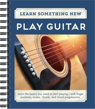 Spiral-bound Learn Something New: Play Guitar Book