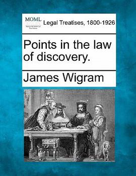 Paperback Points in the Law of Discovery. Book