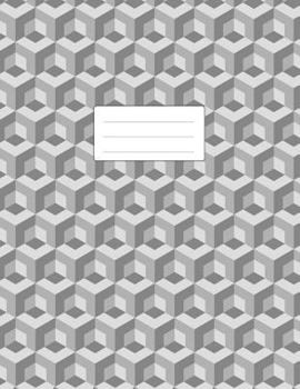 Paperback Isometric Graph Paper Notebook: Large Pad 8.5x11 110 Pages Subtle Light Grey Grid 1/4 Inch Equilateral Triangle Softcover Book For 3D Artwork, Game Le Book