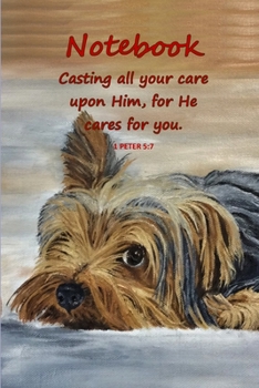 Notebook: Bible Verses Notebook - 1 Peter 5:7