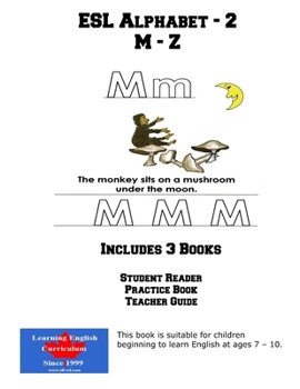 Paperback ESL Alphabet - 2 - M - Z Book