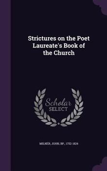 Hardcover Strictures on the Poet Laureate's Book of the Church Book
