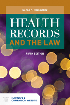 Paperback Health Records and the Law Book