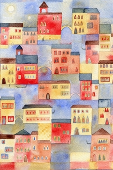 Notes: A Blank Squared Paper Journal with Venice Watercolor Cover Art