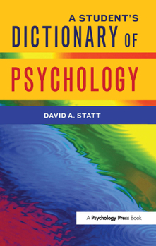 Hardcover A Student's Dictionary of Psychology Book