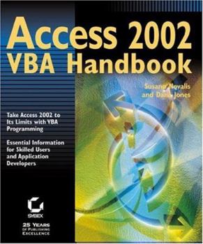 Paperback Access 2002 VBA Handbook [With CDROM] Book