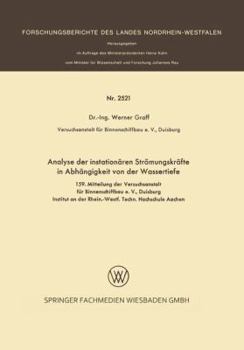 Paperback Analyse Der Instationären Strömungskräfte in Abhängigkeit Von Der Wassertiefe [German] Book