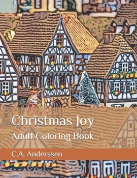 Paperback Christmas Joy: Adult Coloring Book
