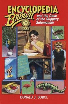 Hardcover Encyclopedia Brown and the Case of the Slippery Salamander Book
