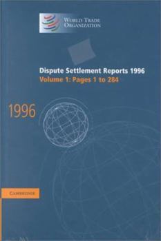 Hardcover Dispute Settlement Reports 1996 Book