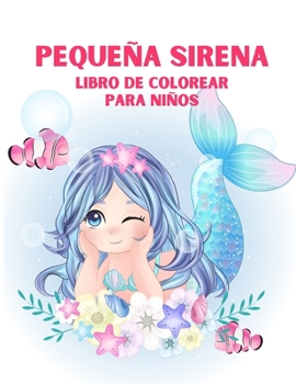 18 Pequeña sirena Libro de colorear para niños