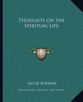 Paperback Thoughts on the Spiritual Life Book