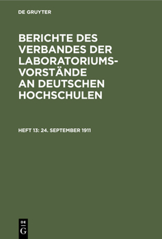 Hardcover 24. September 1911 [German] Book
