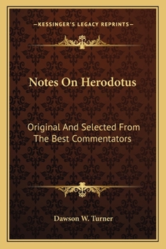 Paperback Notes On Herodotus: Original And Selected From The Best Commentators Book