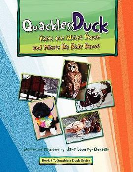 Paperback Quackless Duck Visits the White House Book