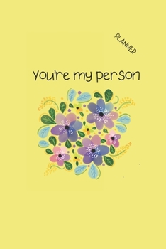 Paperback You're My Person: 5 Year Monthly Planner & Calendar Book