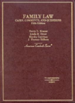 Paperback Krause, Elrod, Garrison and Oldham's Family Law: Cases, Comments and Questions, 5th (American Casebook Series]) Book