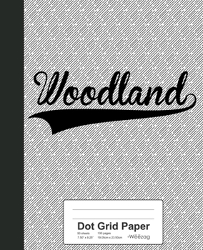 Paperback Dot Grid Paper: WOODLAND Notebook Book