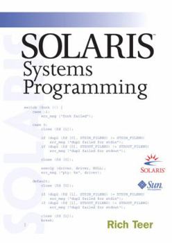 Hardcover Solaris Systems Programming Book
