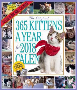 Calendar The Original 365 Kittens a Year Picture-a-Day 2018 Calendar Book