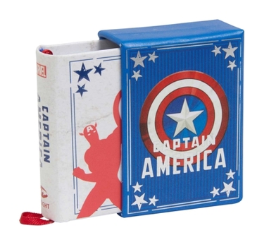 Hardcover Marvel Comics: Captain America (Tiny Book): Inspirational Quotes from the First Avenger (Fits in the Palm of Your Hand, Stocking Stuffer, Novelty Geek Book