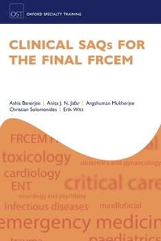 Paperback Clinical Saqs for the Final Frcem Book