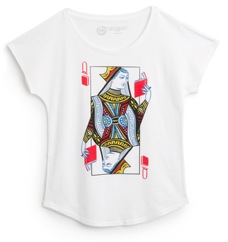 Misc. Queen of Books Women's Relaxed Fit T-Shirt Medium Book