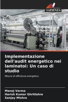 Paperback Implementazione dell'audit energetico nei laminatoi: Un caso di studio [Italian] Book