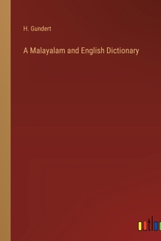 Paperback A Malayalam and English Dictionary Book