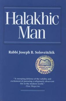 Paperback Halakhic Man Book