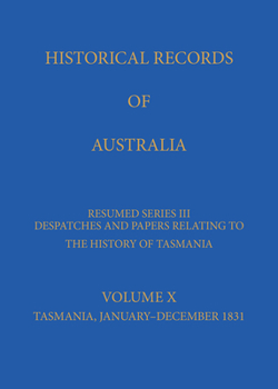 Hardcover Historical Records of Australia: Series III Volume X Book