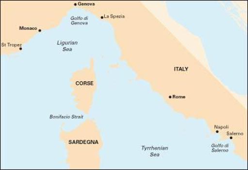 Map Imray Chart M40: Ligurian and Tyrrhenian Sea Book